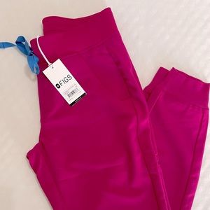 NWT Figs Zamora Jogger Scrub Pants - XSP - Raspberry Sorbet